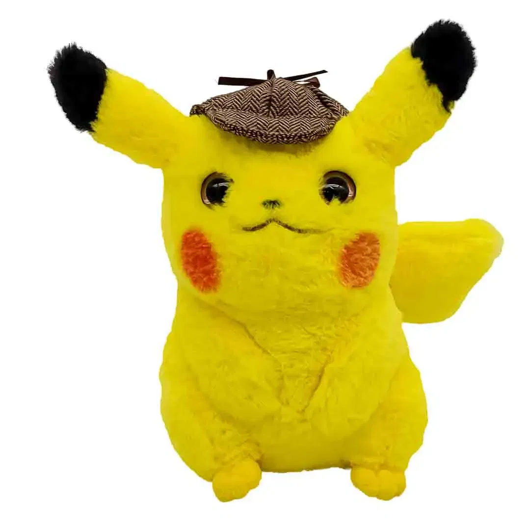 Pokemon Kuscheltier Pikachu Detektiv + 15 Pokemonkarten! - Bild 4