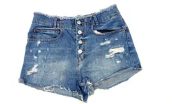 PULL&BEAR Jeans Short Damen - M - Bild 1