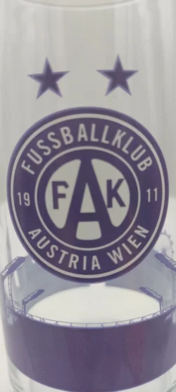 Trinkglas Mit FK Austria Wien-Motiv | Fan-Schatz - Bild 2