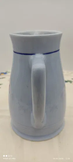 Lilien Porzellan Set, 1 Kanne + 4 Becher | Retro-Charme - Bild 8