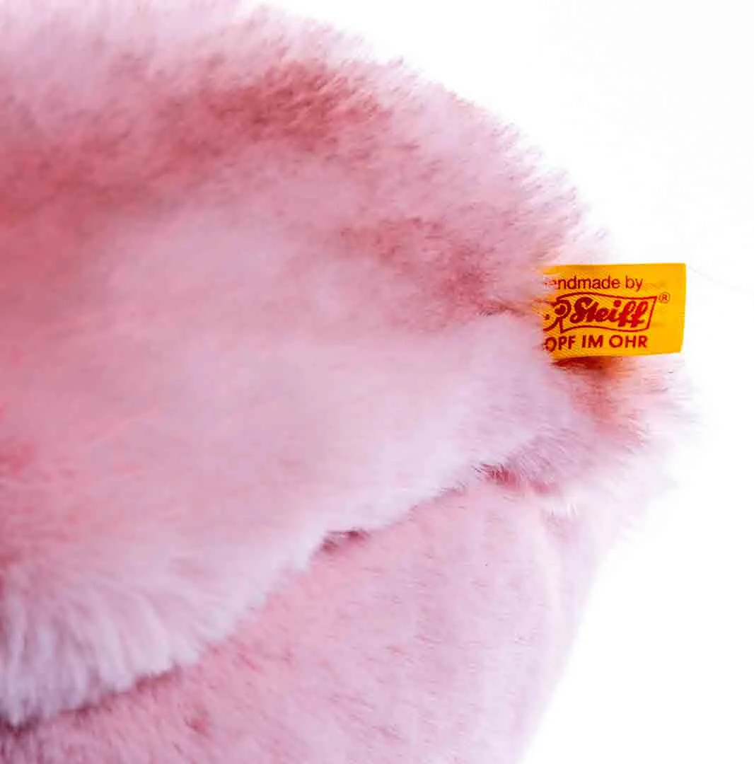 Steiff Knopf im Ohr Pinky Schlenker-Flamingo Plüschtier in rosa, Höhe 30cm – Bild 3