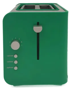 Simpex Colors Design-Toaster (2-Scheiben, grün/silber) - Bild 3