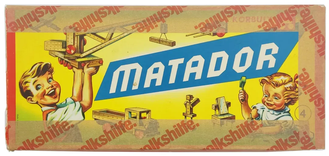 MATADOR Korbulys Vintage Baukasten aus Holz 