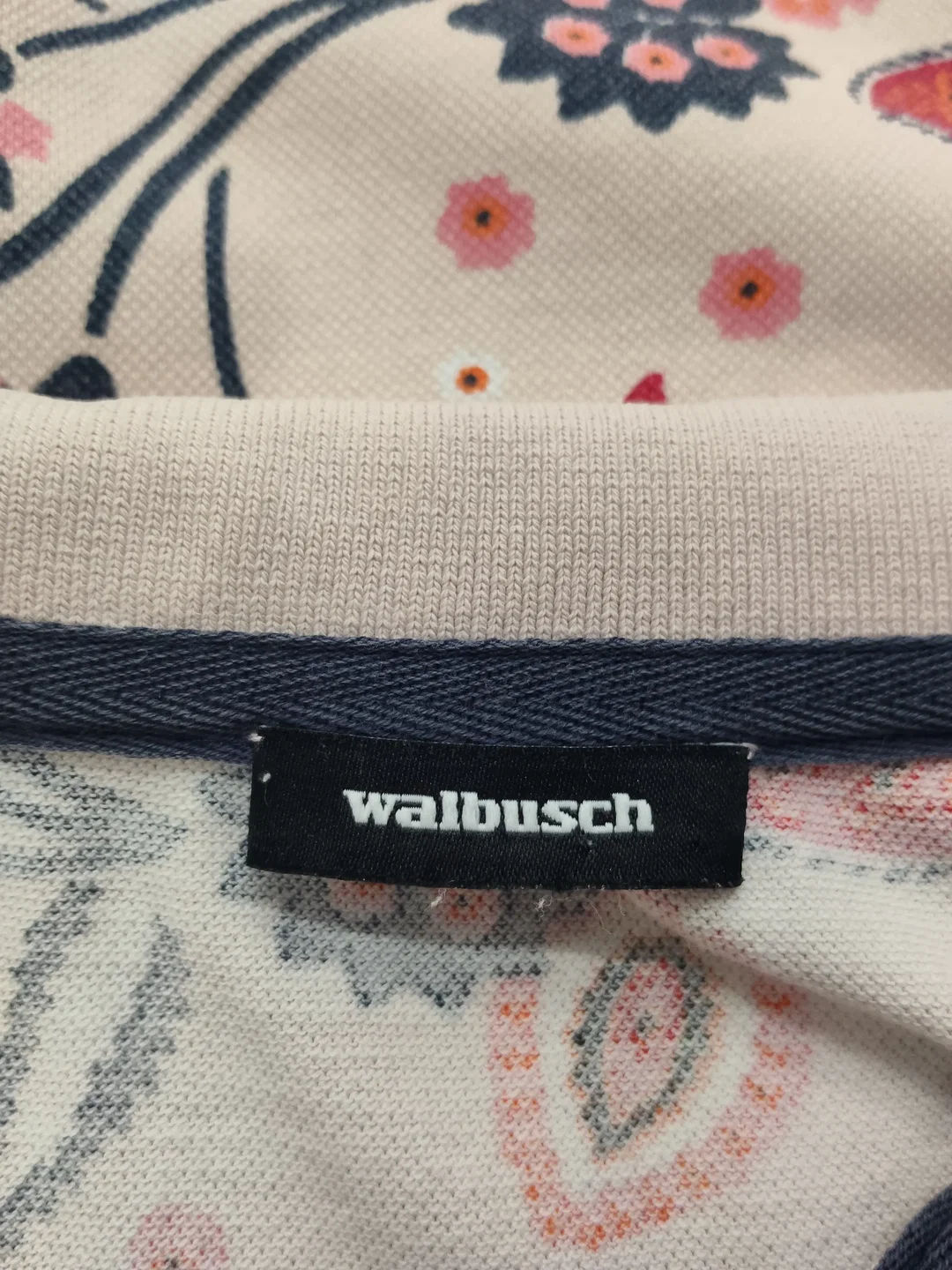 Damen T-Shirt Walbusch Geblümt Gr. 40 | Sommerleicht – Bild 4