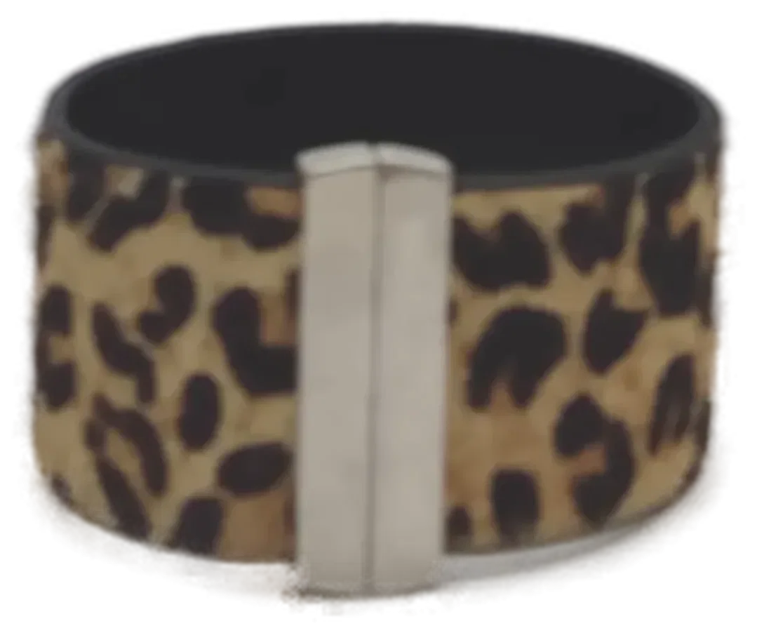 Damenarmband mit Leopardenmuster - Gr. M – Bild 2