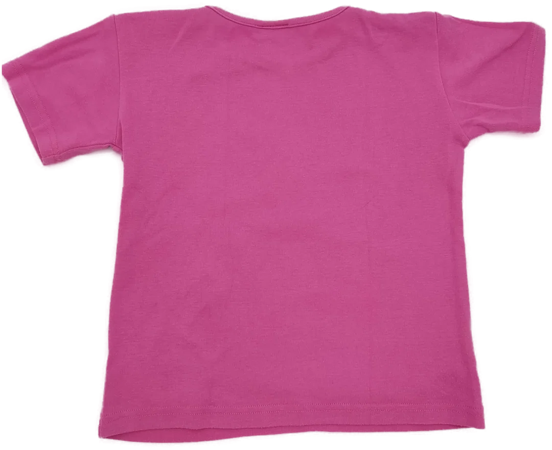 Okay Mädchenkurzarm T-Shirt rosa - 128 – Bild 2