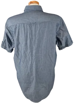 Charles Vögele Herrenhemd, blau - Gr. XL - Bild 3