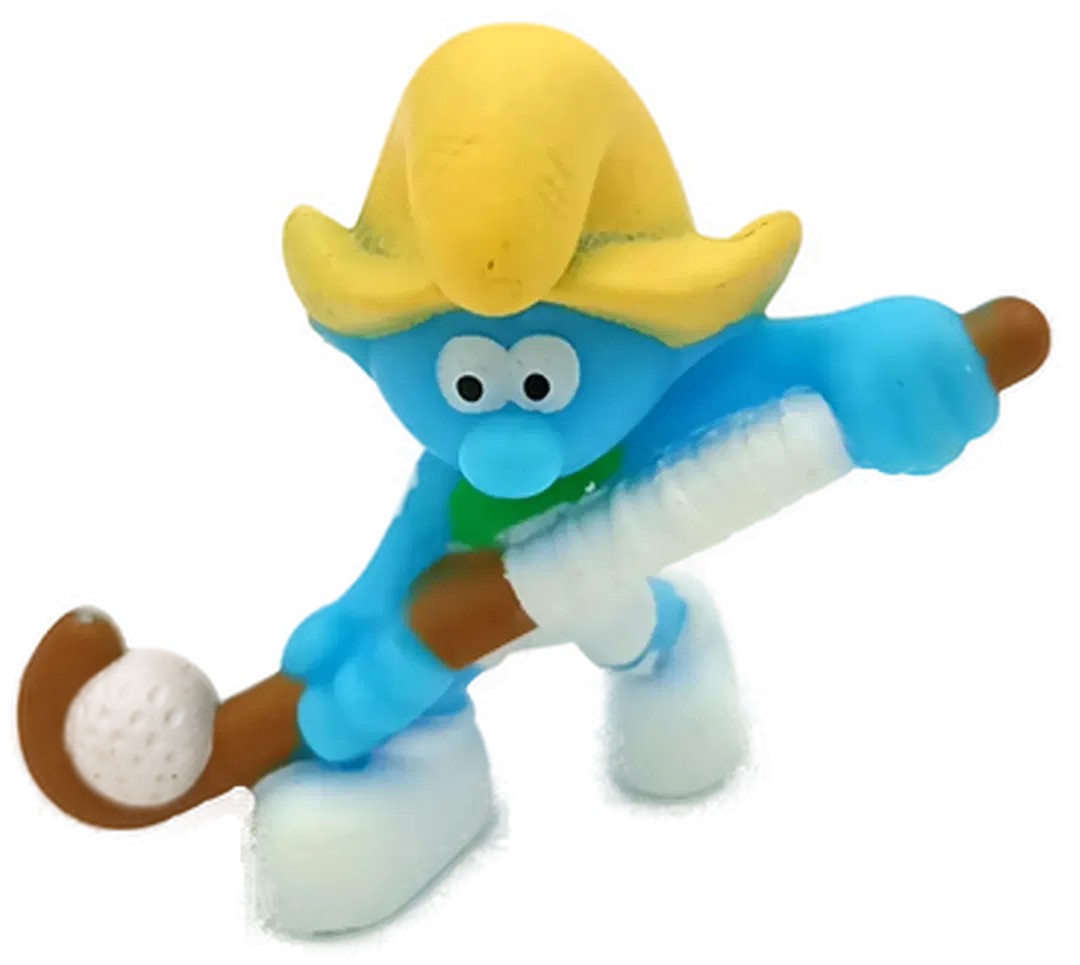 Schleich Peyo Schlümpfe Olympische Spiele - Farmi Schlumpf spielt Hockey - Bild 1