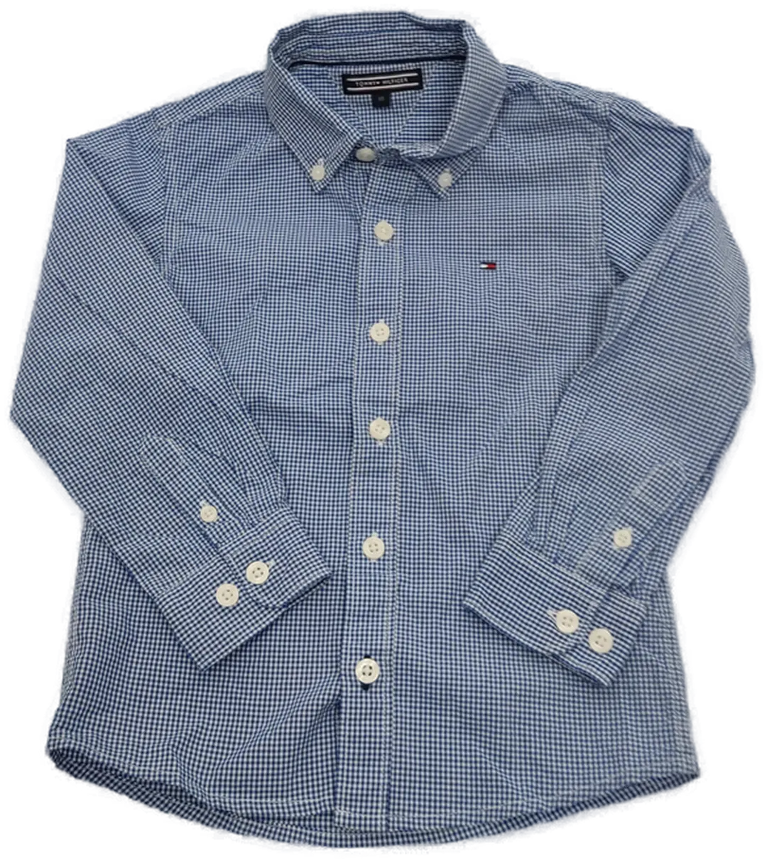Tommy Hilfiger Kinder Hemd kariert Gr. 110 - Bild 1