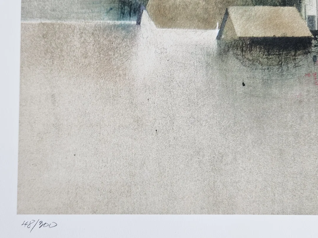 ERNST BALLUF - Schloss Orth - Lithographie  – Bild 4