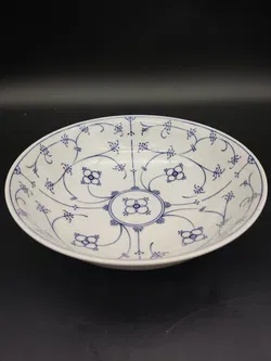 9 teiliges Service / Form Marienbad Ingres Weiss / Indisch Blau / Strohblume  - Bild 8