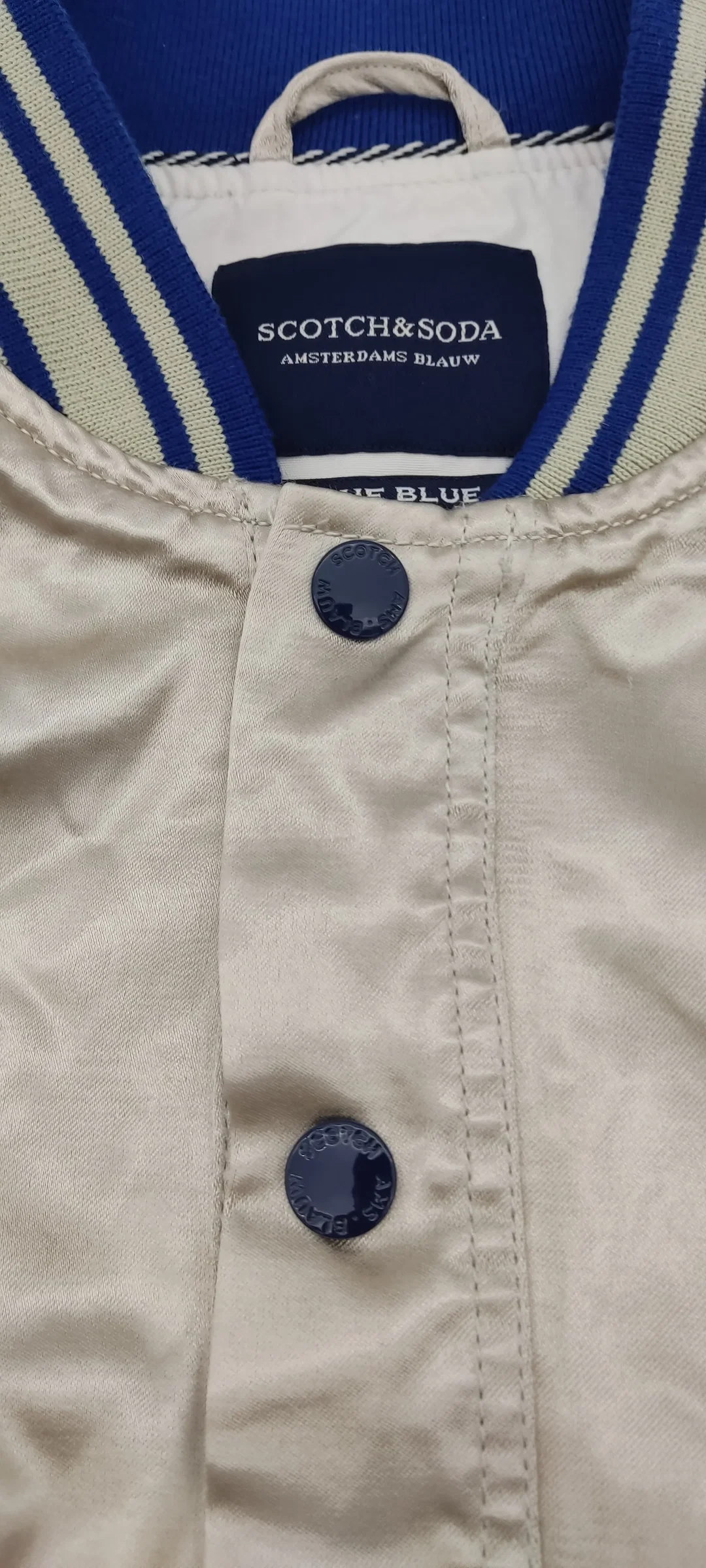 SCOTCH & SODA True Blue Damen Bomberjacke beige/blau Gr. S – Bild 3