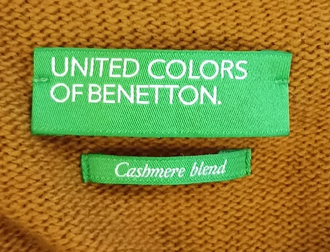 United Colors of Benetton Damenmidikleid orangebraun Gr. XS/ECH-CH – Bild 3