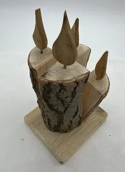 Handgemachtes aus der HAI Werkstatt - Holzkerzen - Bild 2