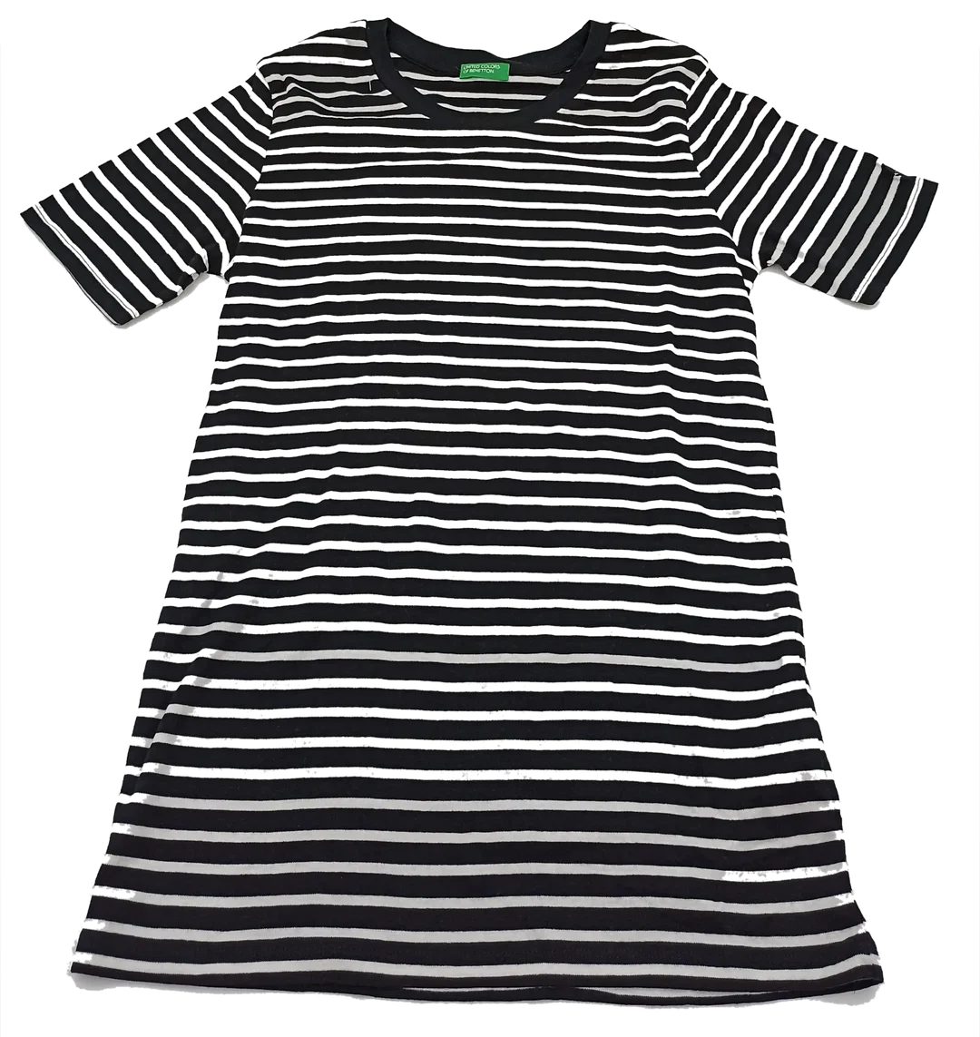 United Colors of Benetton Kindershirt schwarz/weiß Gr. S/CH - Bild 4