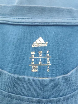 Herren T-Shirt Adidas Baumwolle Gr.48 | Sportlich & Zeitlos - Bild 4