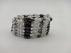 Armband Kombination 2-Teilig - Perlenarmband Gr.100 cm - Bild 3