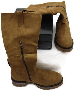 Aligia Damenstiefel Braun Wildleder | Zeitloser Klassiker - Bild 5