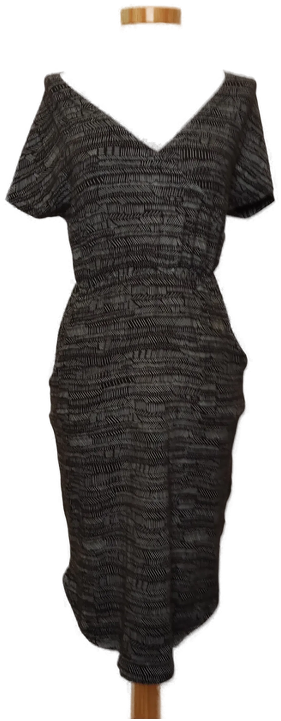 Anukoo Damen Kleid Fairtrade schwarz/weiß Gr. XS - Bild 3