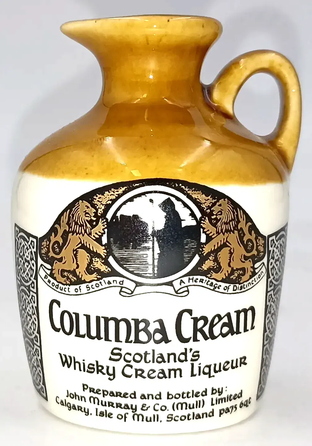 Miniatur Whisky Krug Keramik - Columba Cream - Bild 2