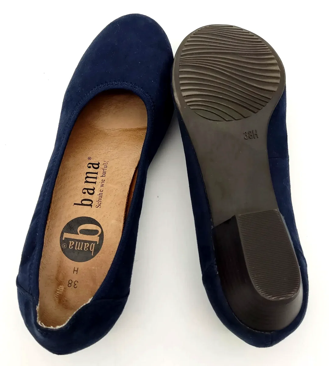 Bama Damen Ballerinas blau - Gr. 38H – Bild 4