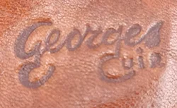 Georges Vintage Leder Umhängetasche congnacbraun - Bild 12