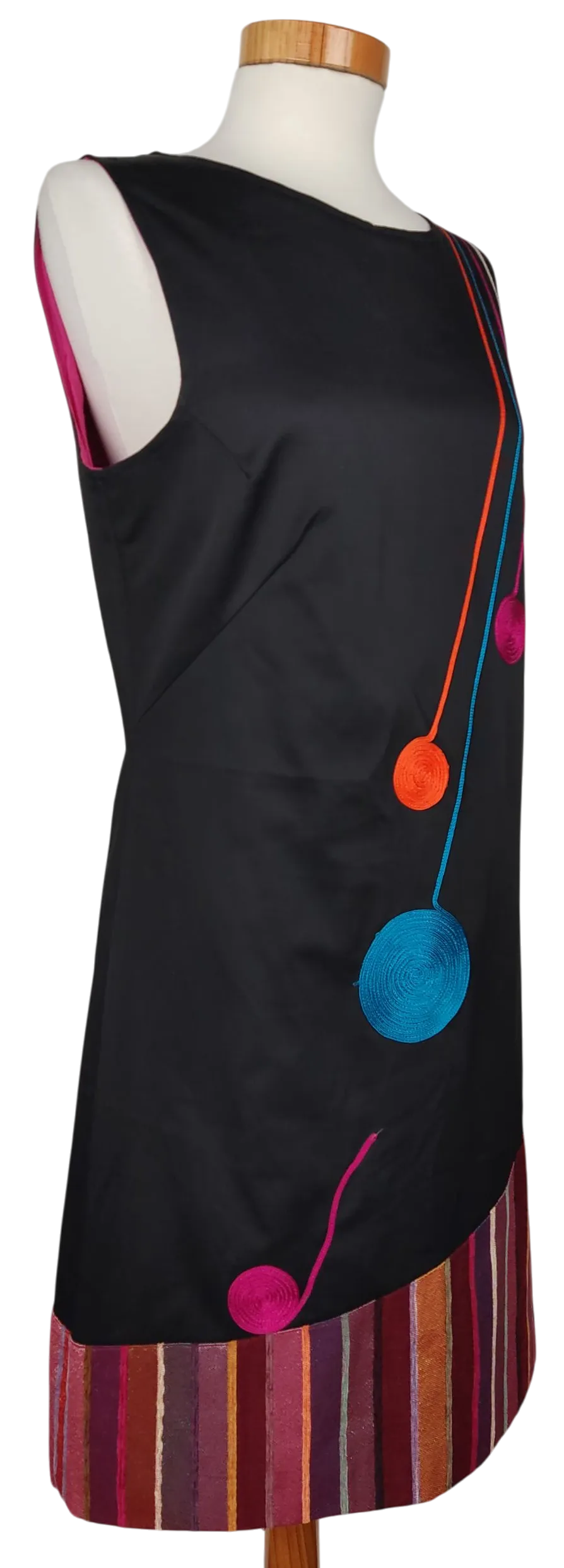 Ojalá Paloma del Pozo Damen Midikleid, schwarz - Gr. L  – Bild 3