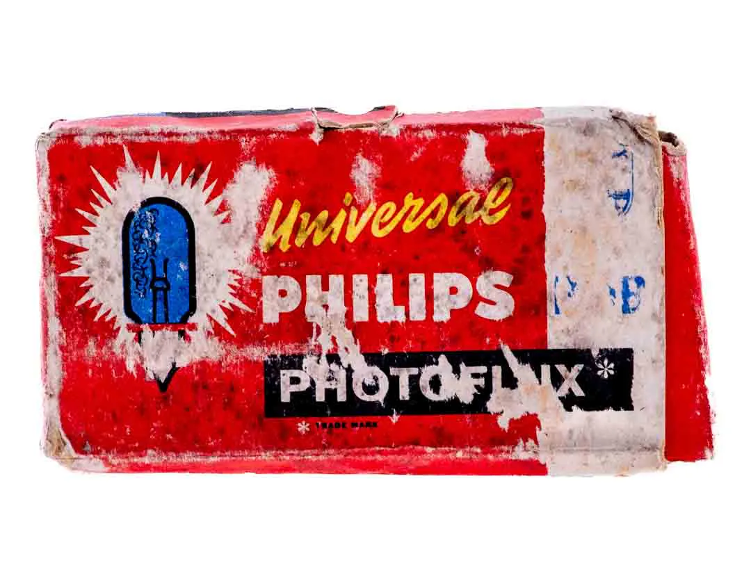 Vintage Philips Photolux Universalblitzbirnen PF1B Fotografiegeschichte seit 1955 – Bild 4