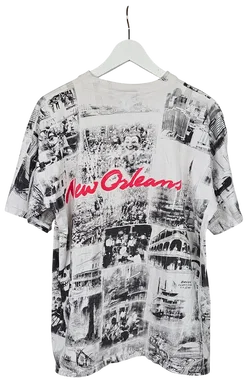 New Orleans Herren T-Shirt, weiß - Gr. L  – Vorschau 2