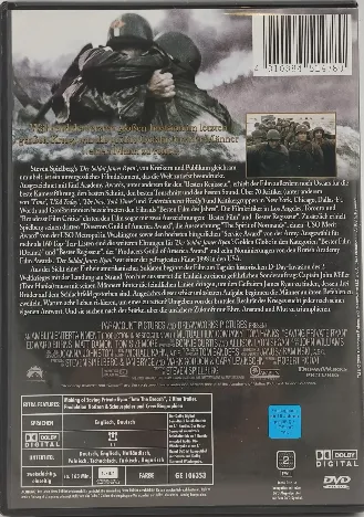 DVD 2 Disc´s "Der Soldat James Ryan" mit Tom Hanks, Edward Burns, Matt Domen, Tom Sizemore – Bild 2