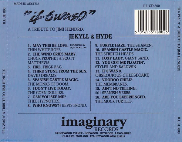 CD If 6 Was 9 – A Tribute to Jimi Hendrix – Bild 2