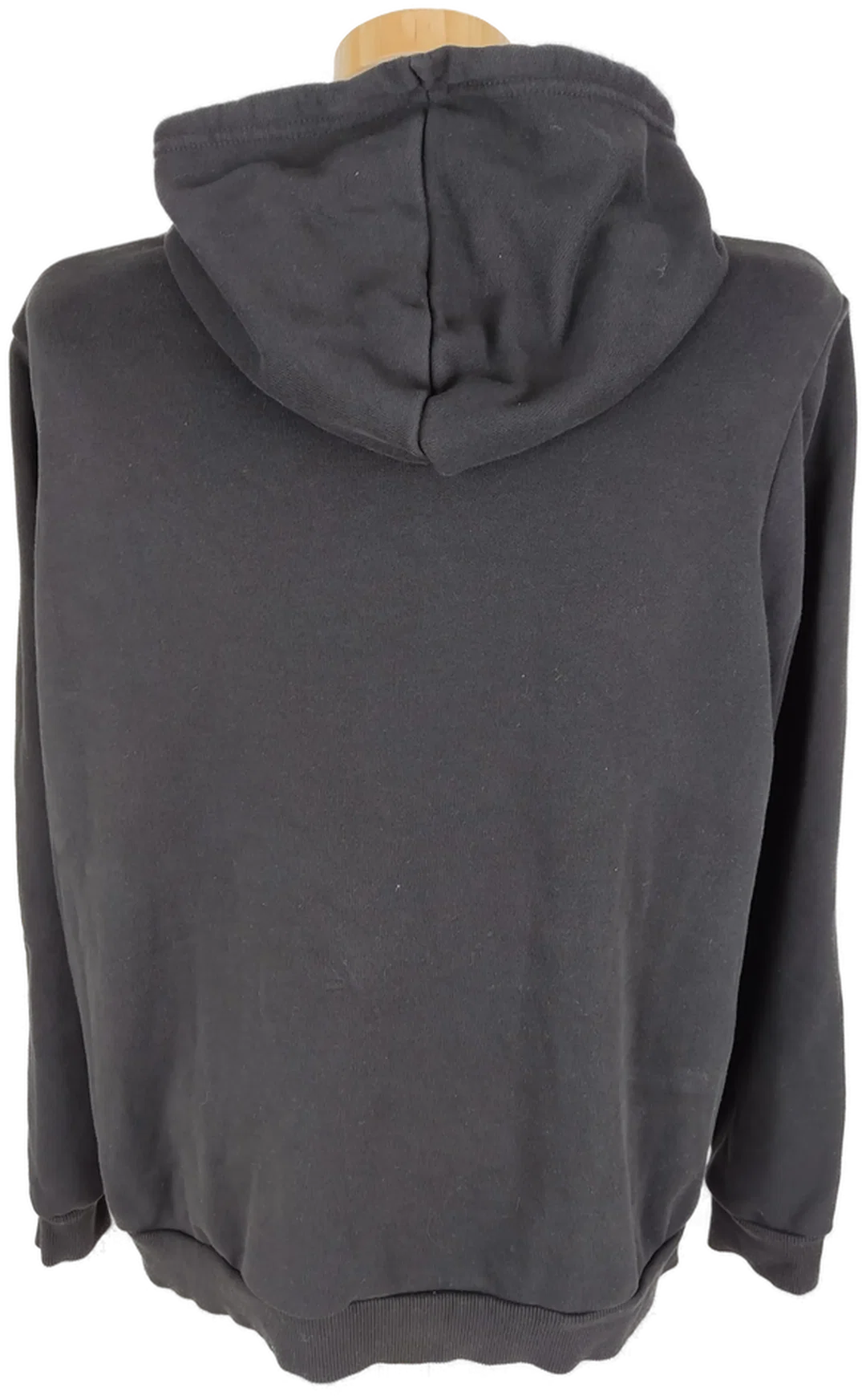 Sweater "Puma", langarm mit Kapuze, schwarz mit Kängurutasche, Größe 44 – Bild 3