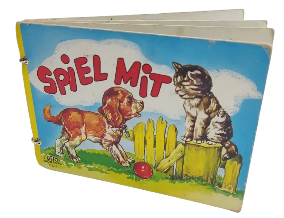 Vintage Bilderbuch Ringbuch - Spiel mit - Otto Moravec Bilder Buchverlag - Bild 2