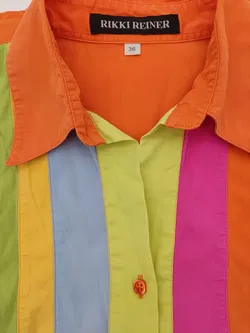 Rikki Reiner Damen Bluse bunt Gr. 36 - Bild 3