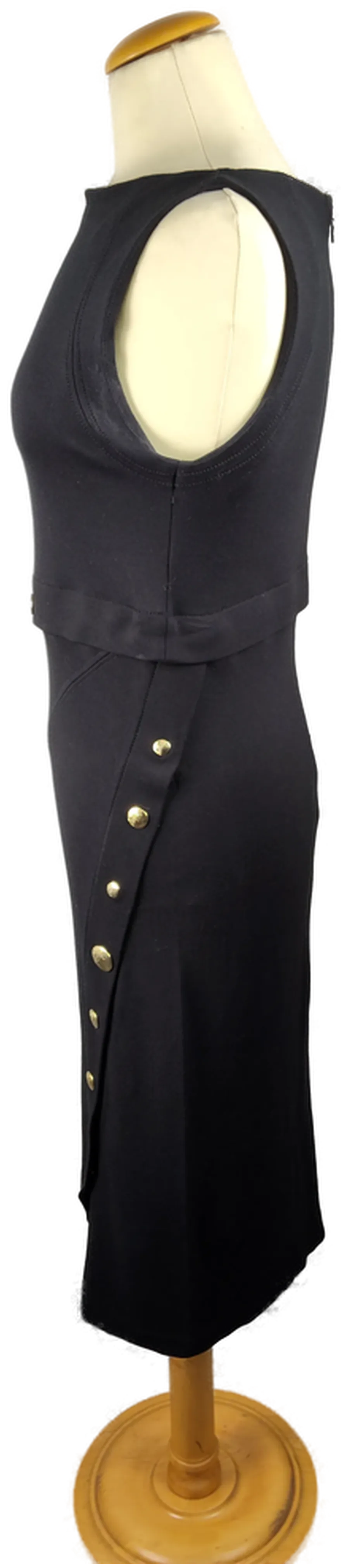 Versace Minikleid Unifarben Gr.46 | Festlicher Chic – Bild 2