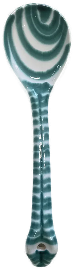 Gmundner Keramik - Löffel - grüngeflammt - Bild 1