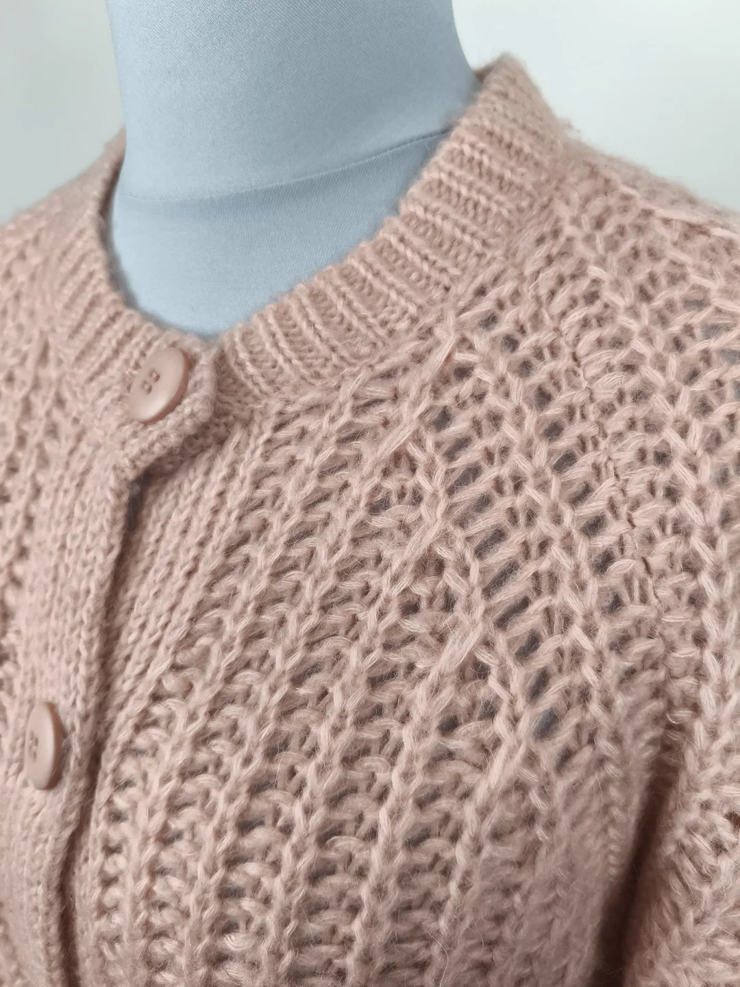 Strickweste altrosa, Damen, Chelsea Rose, Gr. 40 – Bild 2