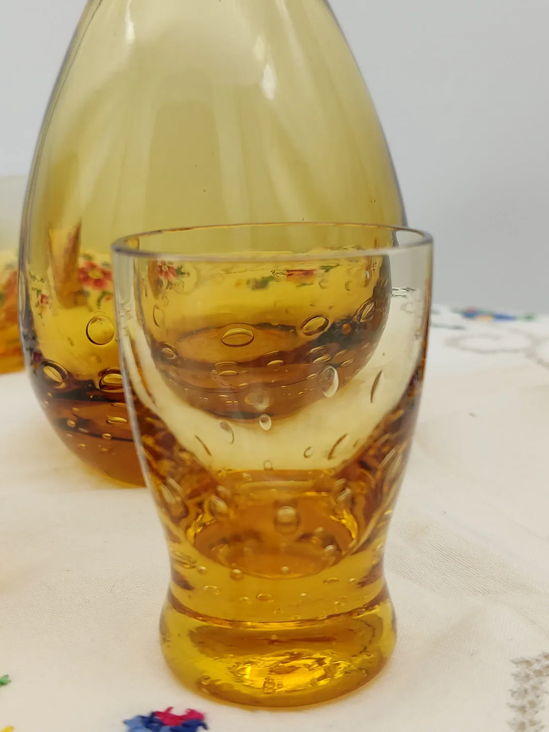 Likörset mit Bauchiger Glaskaraffe & 4 Gläser | Bar-Abend – Bild 7