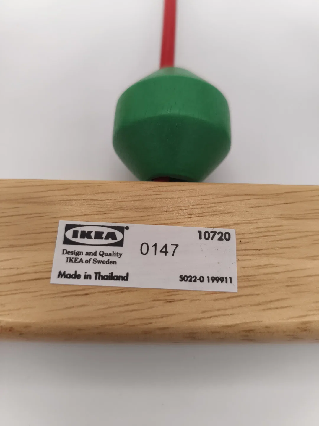 Motorikschleife Holz, Ikea – Bild 3