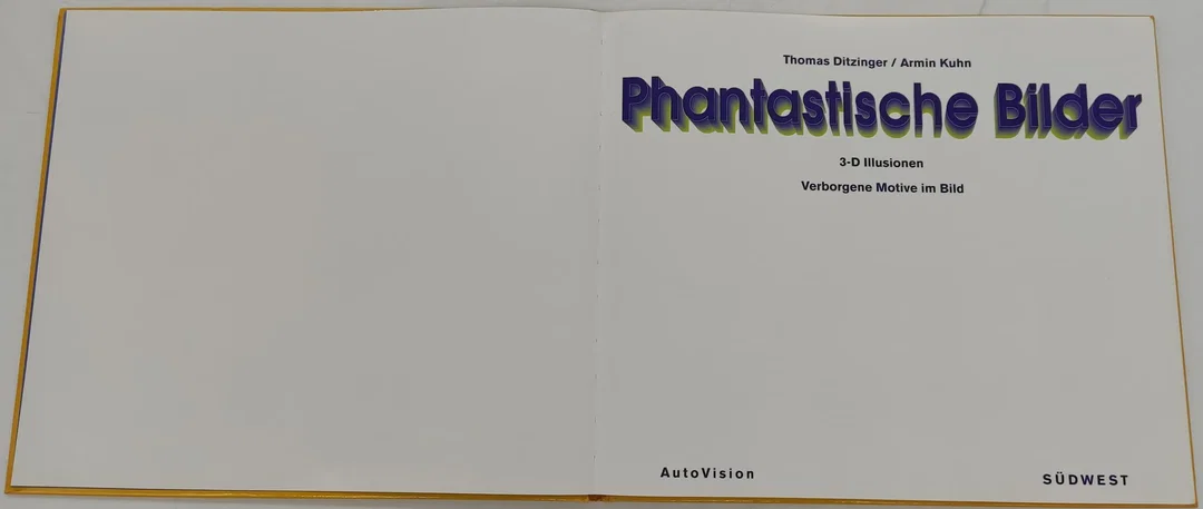 Buch Phantastische Bilder  3-D Illusionen "Verborgene Motive im Bild" – Bild 5