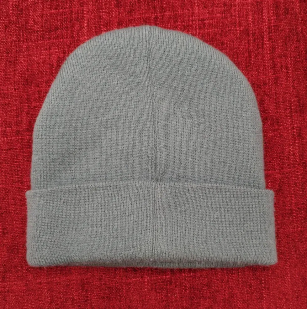 Graue Strickmütze - angenehm, warm, stretchy! - Bild 1