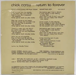 Vinyl LP - Chick Corea - Return to Forever  - Bild 2