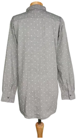 Marc O´Polo Damen Longbluse grau - M/38 - Bild 2