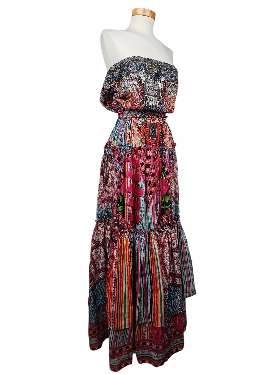 Camilla Damen Kleid (Seide), multicolor - Gr. M – Bild 2