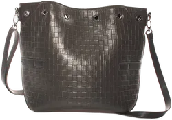 GERRY WEBER Handtasche grau – Kroko-Optik – Umhängetasche mit Schulterriemen - Bild 1