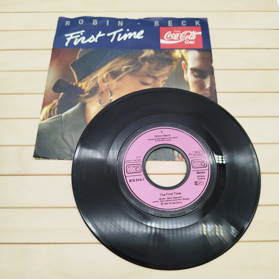 Robin Beck, First Time, Vinyl Single  – Bild 2