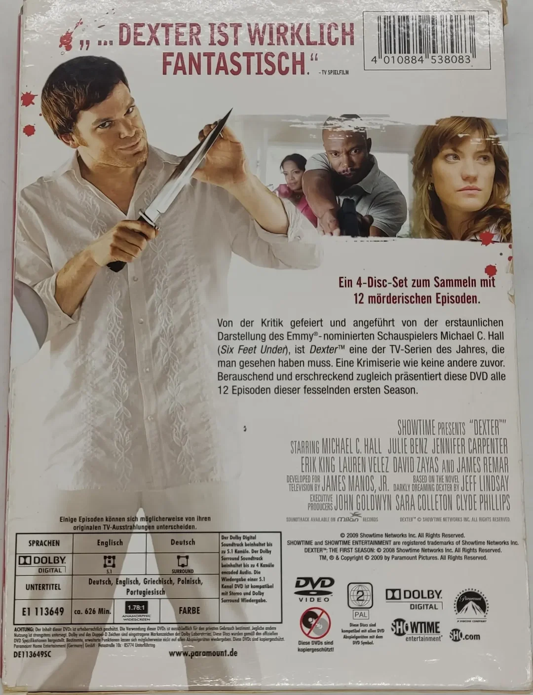 4 DVD's "Dexter" Die erste Season – Bild 3