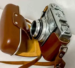 Agfa Optima Ia Kamera – Die erste Programmautomatik mit Lederbereitschaftstasche - Bild 1