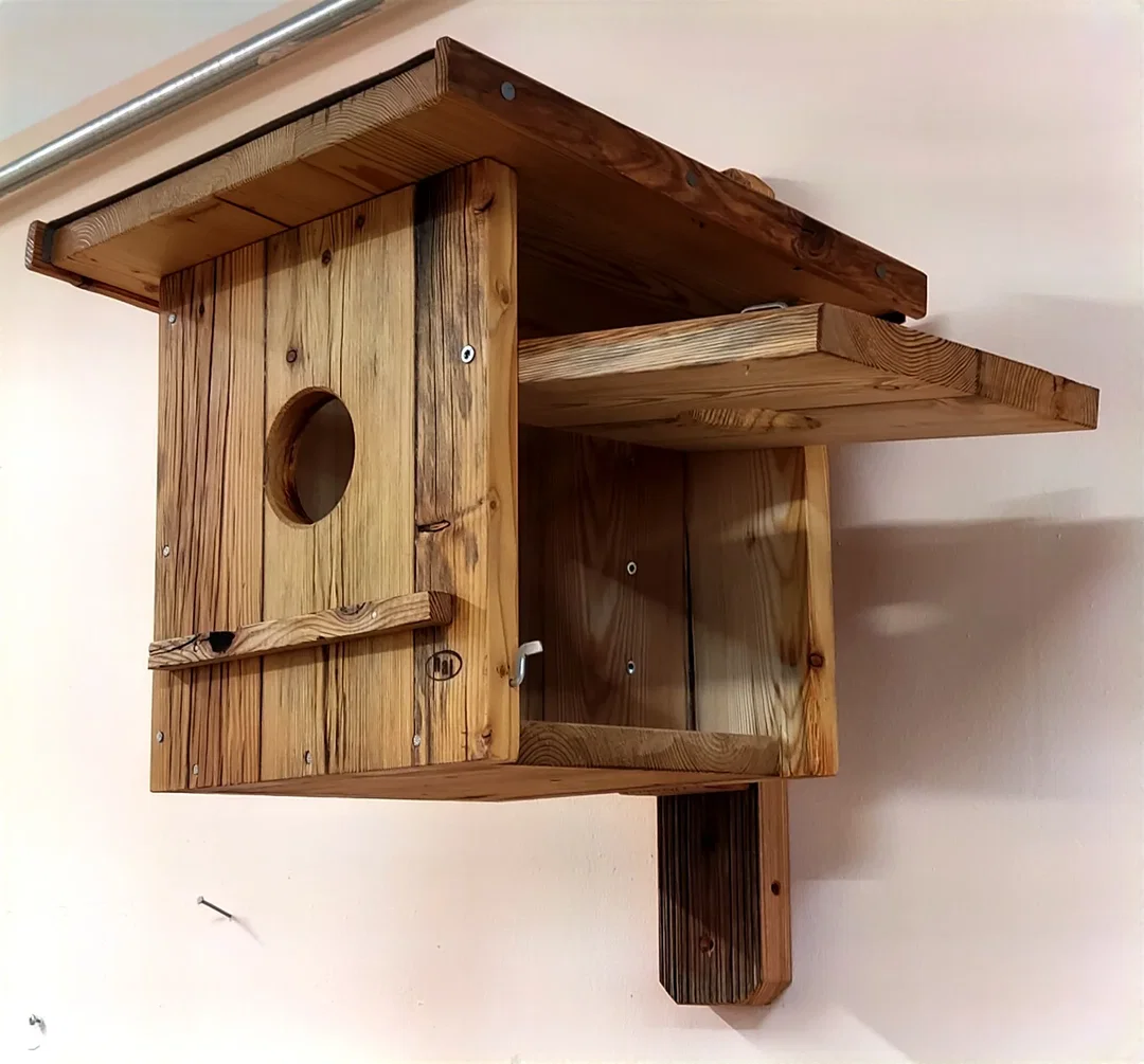 Handgemachtes aus der HAI Werkstatt - Eichhörnchenhaus/ Kobel – Bild 3