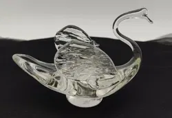 Schwan Figur aus Glas - Bild 3